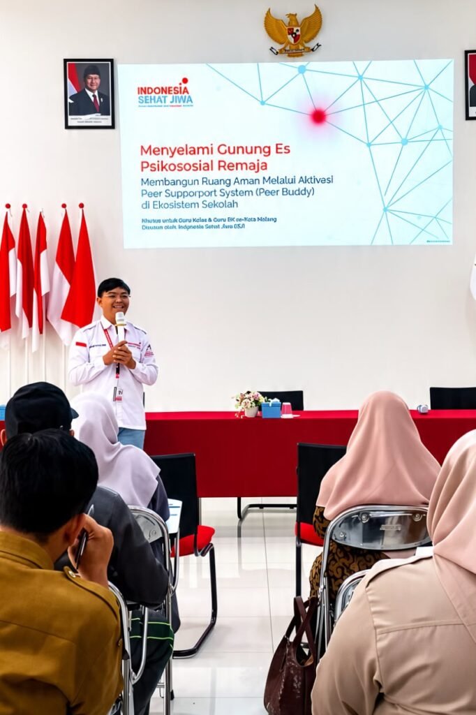 Indonesia Sehat Jiwa Berbagi di Workshop Guru BK Kota Malang